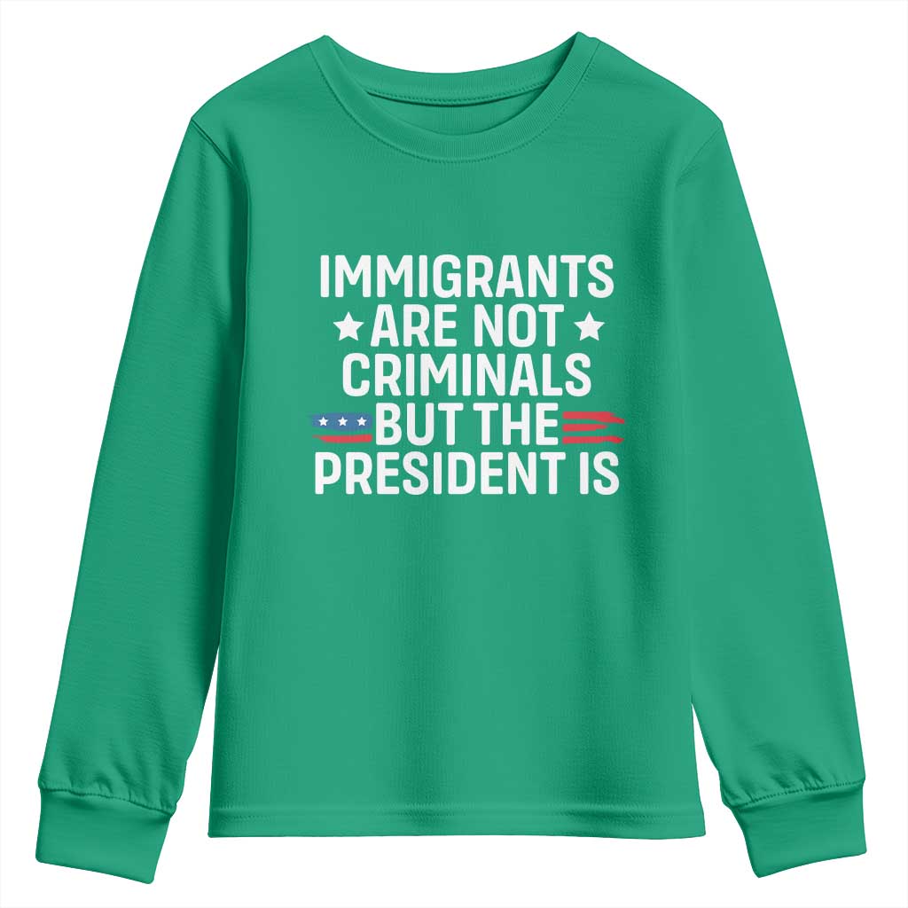 Pro Immigration Youth Sweatshirt Social Justice Anti Racism - Wonder Print Shop