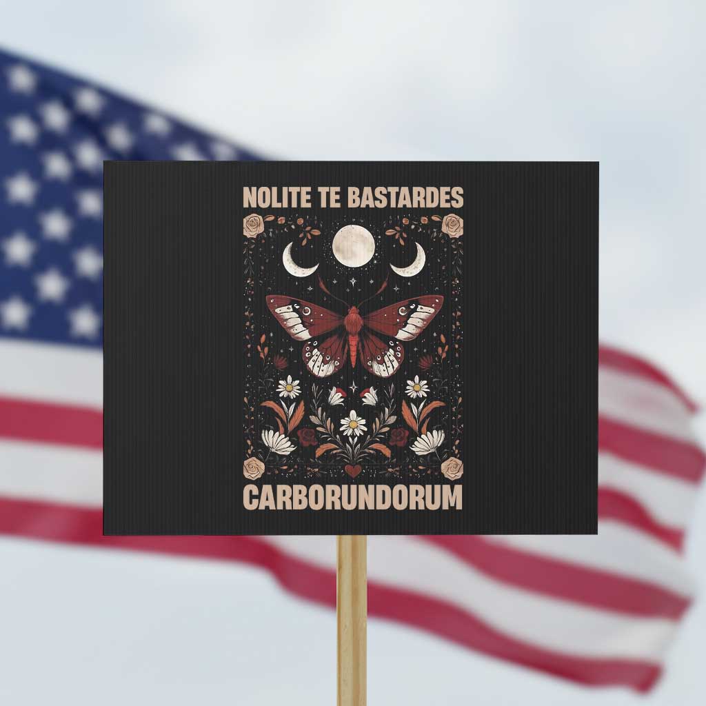 Subtle Feminist Protest Sign Women's Rights Dont Let The Bastards Grind You Down - Wonder Print Shop