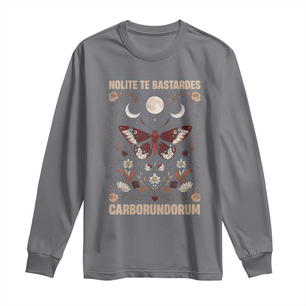 Subtle Feminist Long Sleeve Shirt Women's Rights Dont Let The Bastards Grind You Down - Wonder Print Shop