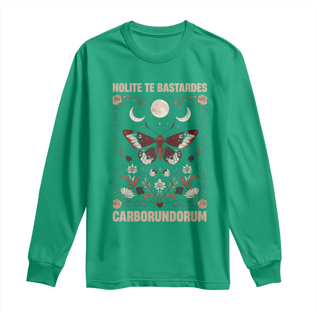 Subtle Feminist Long Sleeve Shirt Women's Rights Dont Let The Bastards Grind You Down - Wonder Print Shop