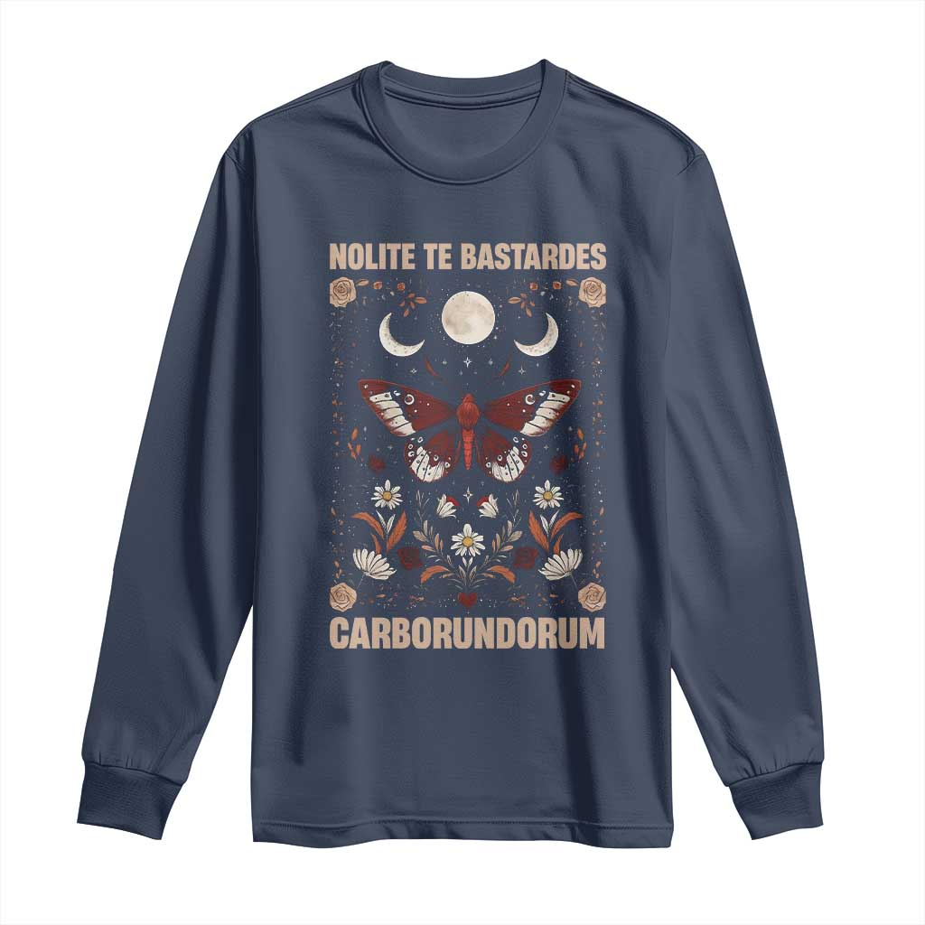 Subtle Feminist Long Sleeve Shirt Women's Rights Dont Let The Bastards Grind You Down - Wonder Print Shop