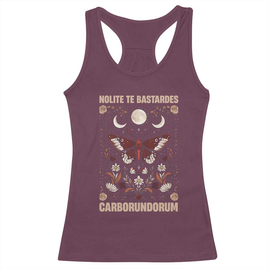 Subtle Feminist Racerback Tank Top Women's Rights Dont Let The Bastards Grind You Down - Wonder Print Shop