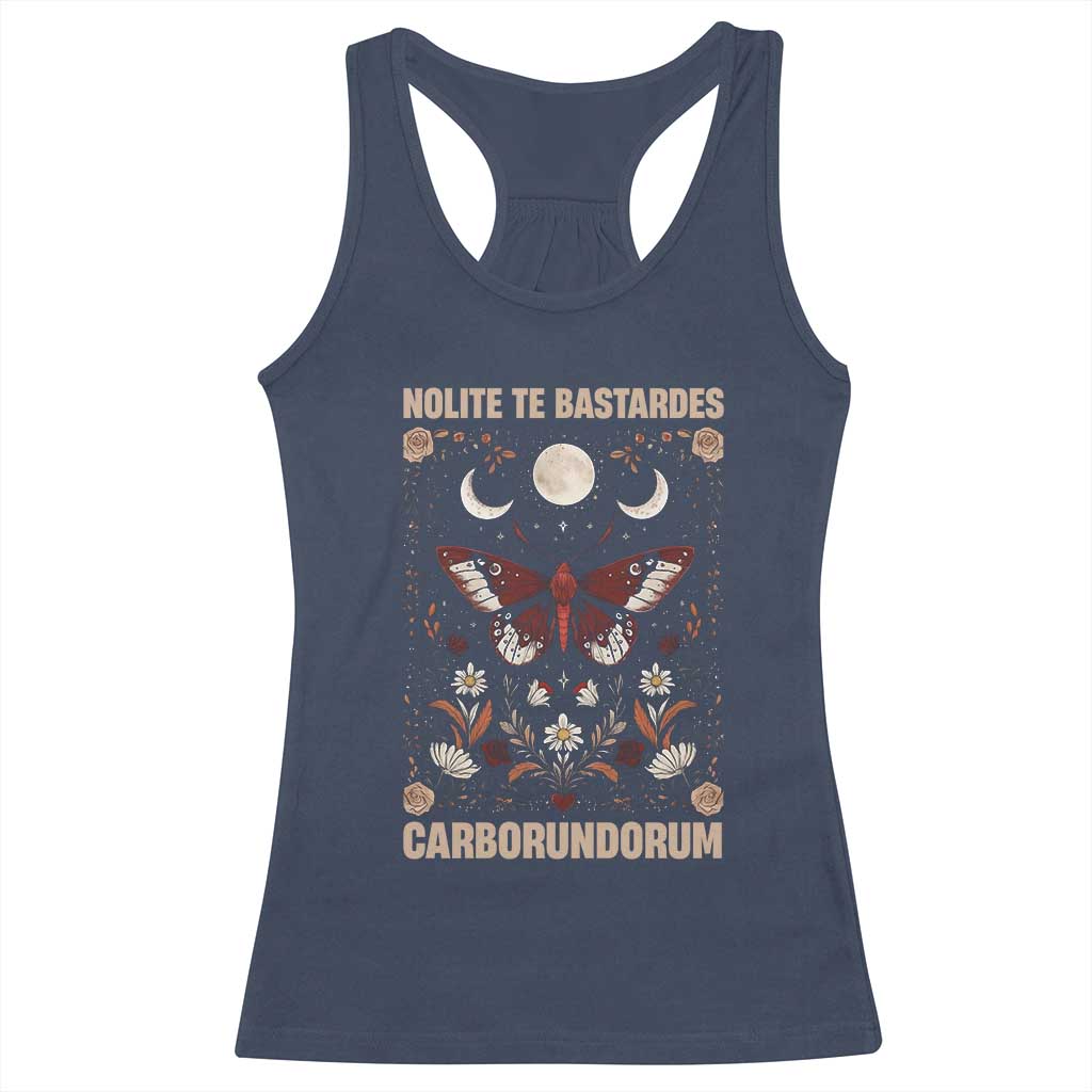 Subtle Feminist Racerback Tank Top Women's Rights Dont Let The Bastards Grind You Down - Wonder Print Shop