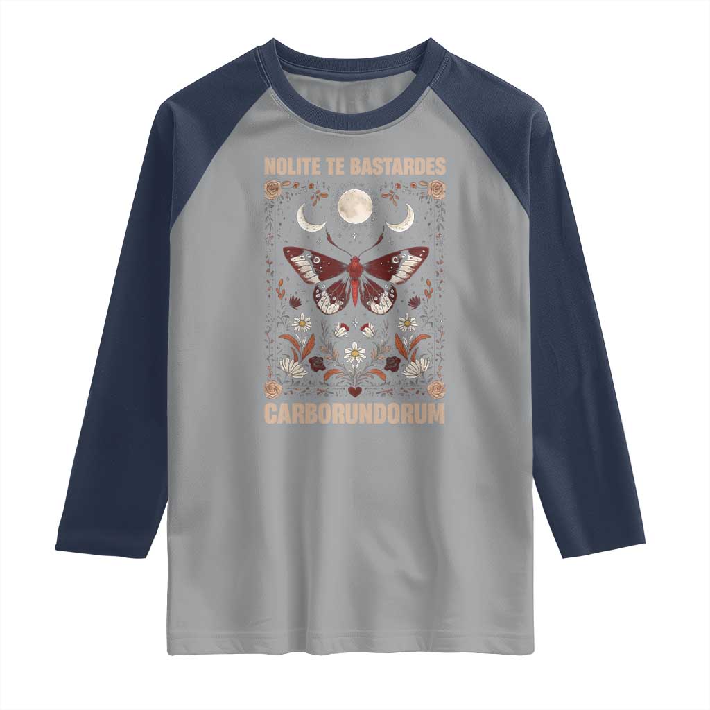 Subtle Feminist Raglan Shirt Women's Rights Dont Let The Bastards Grind You Down - Wonder Print Shop
