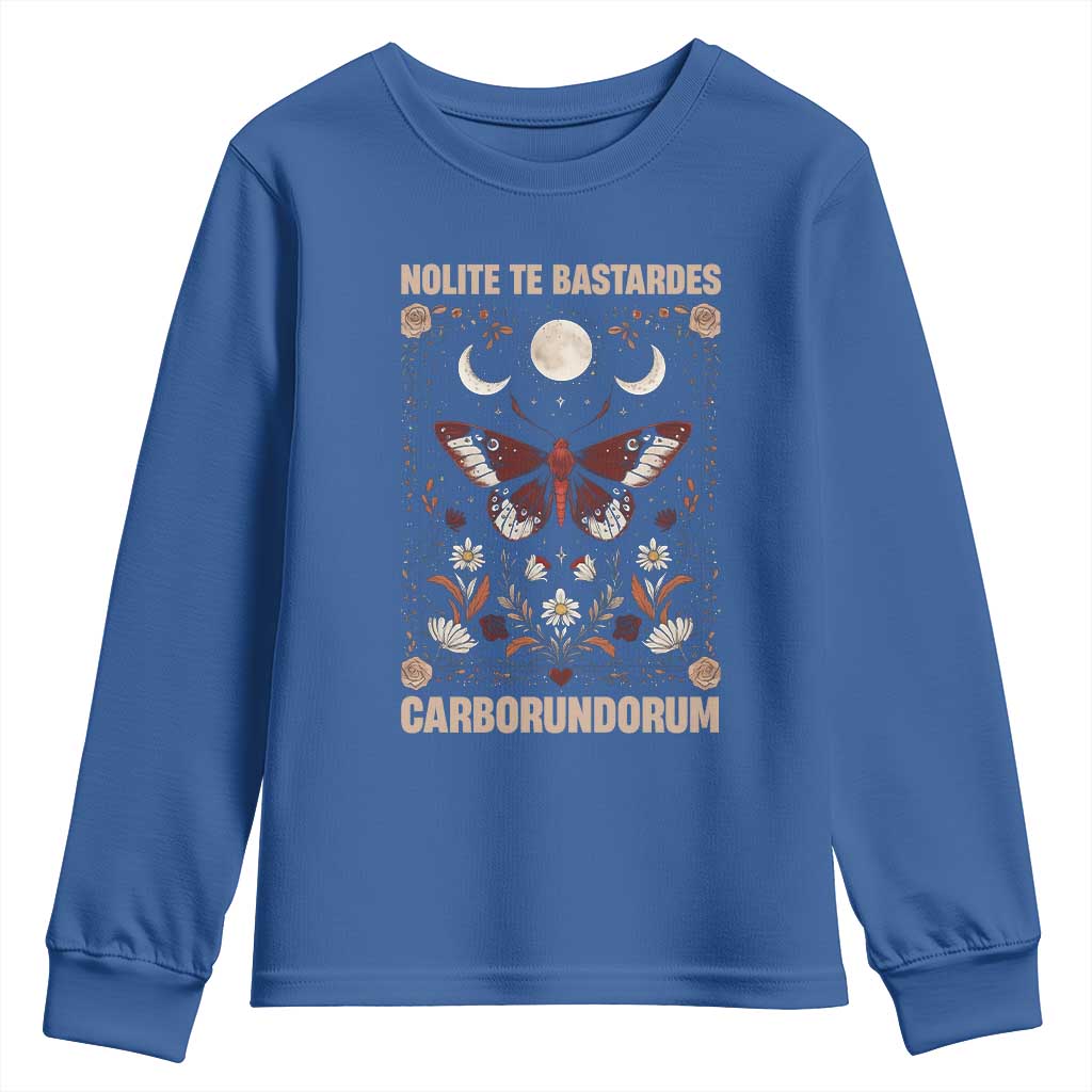Subtle Feminist Youth Sweatshirt Women's Rights Dont Let The Bastards Grind You Down - Wonder Print Shop