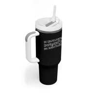 Unapologetic Speaking For Human Rights Tumbler With Handle Positive Message Protest Bird Diversity - Wonder Print Shop