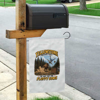 Yellowstone National Park Do Not Pet The Fluffy Cows Bison Garden Flag
