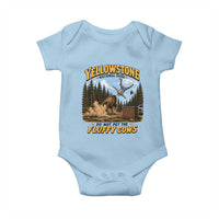Yellowstone National Park Do Not Pet The Fluffy Cows Bison Baby Onesie