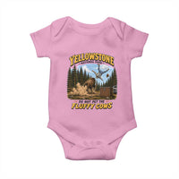 Yellowstone National Park Do Not Pet The Fluffy Cows Bison Baby Onesie