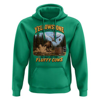 Yellowstone National Park Do Not Pet The Fluffy Cows Bison Hoodie
