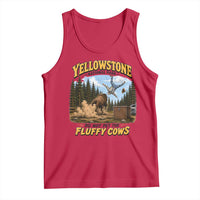 Yellowstone National Park Do Not Pet The Fluffy Cows Bison Tank Top