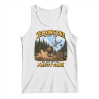 Yellowstone National Park Do Not Pet The Fluffy Cows Bison Tank Top