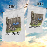 Jimothy Raccoon Garden Flag Cute Seattle Trash Panda Viral Meme