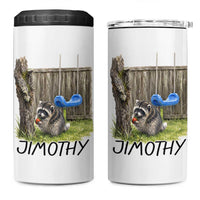Jimothy Raccoon 4 in 1 Can Cooler Tumbler Cute Seattle Trash Panda Viral Meme