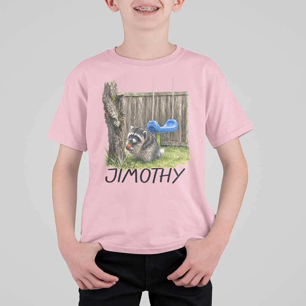 Jimothy Raccoon T Shirt For Kid Cute Seattle Trash Panda Viral Meme