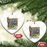 Jimothy Raccoon Ceramic Ornament Cute Seattle Trash Panda Viral Meme