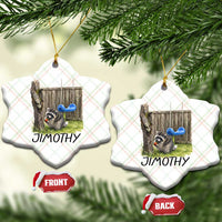 Jimothy Raccoon Ceramic Ornament Cute Seattle Trash Panda Viral Meme