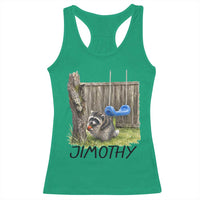 Jimothy Raccoon Racerback Tank Top Cute Seattle Trash Panda Viral Meme
