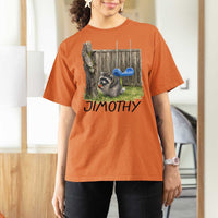 Jimothy Raccoon T Shirt For Women Cute Seattle Trash Panda Viral Meme