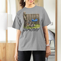Jimothy Raccoon T Shirt For Women Cute Seattle Trash Panda Viral Meme