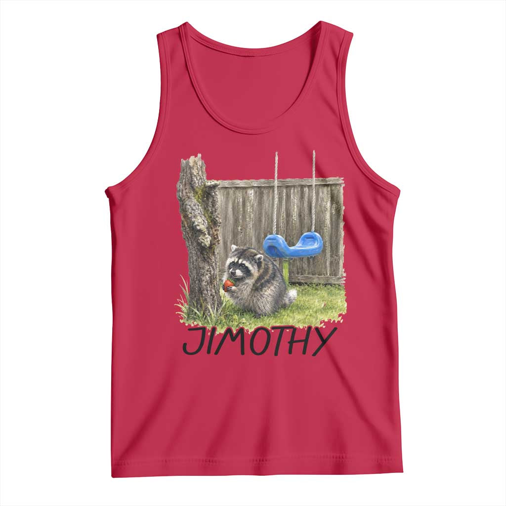 Jimothy Raccoon Tank Top Cute Seattle Trash Panda Viral Meme