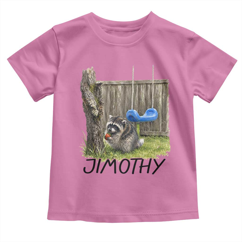 Jimothy Raccoon Toddler T Shirt Cute Seattle Trash Panda Viral Meme