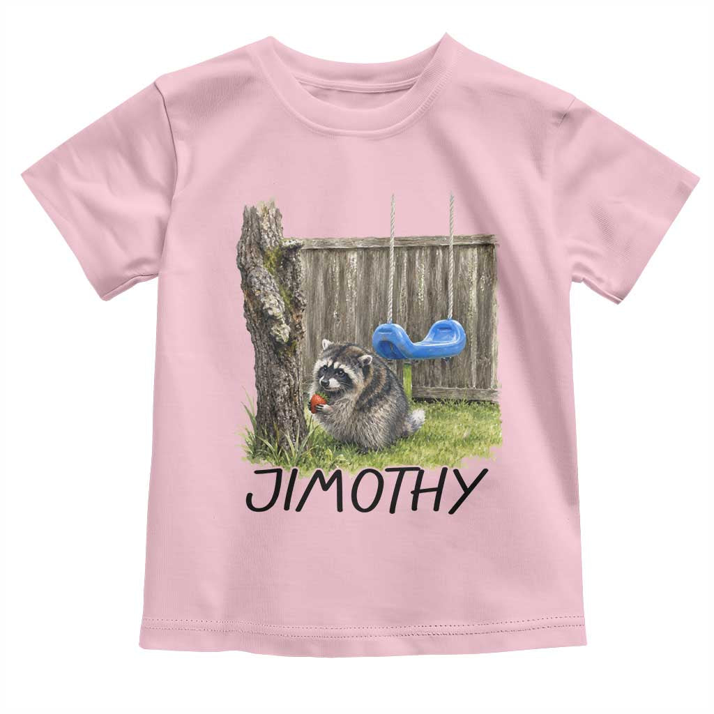 Jimothy Raccoon Toddler T Shirt Cute Seattle Trash Panda Viral Meme