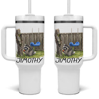Jimothy Raccoon Tumbler With Handle Cute Seattle Trash Panda Viral Meme