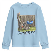 Jimothy Raccoon Youth Sweatshirt Cute Seattle Trash Panda Viral Meme