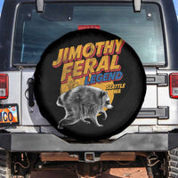 Vintage Jimothy Raccoon Spare Tire Cover Feral Legend Seattle WA Trash Panda Meme