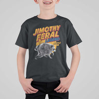 Vintage Jimothy Raccoon T Shirt For Kid Feral Legend Seattle WA Trash Panda Meme