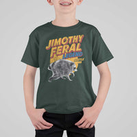 Vintage Jimothy Raccoon T Shirt For Kid Feral Legend Seattle WA Trash Panda Meme