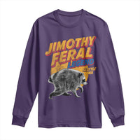 Vintage Jimothy Raccoon Long Sleeve Shirt Feral Legend Seattle WA Trash Panda Meme