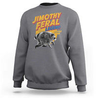 Vintage Jimothy Raccoon Sweatshirt Feral Legend Seattle WA Trash Panda Meme