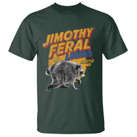 Vintage Jimothy Raccoon T Shirt Feral Legend Seattle WA Trash Panda Meme