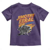 Vintage Jimothy Raccoon Toddler T Shirt Feral Legend Seattle WA Trash Panda Meme
