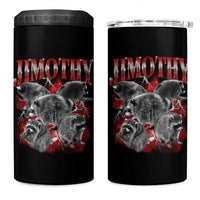 Jimothy Raccoon 4 in 1 Can Cooler Tumbler Vintage 90s Bootleg Rap Style Funny Meme