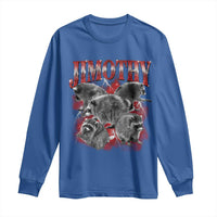 Jimothy Raccoon Long Sleeve Shirt Vintage 90s Bootleg Rap Style Funny Meme