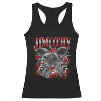 Jimothy Raccoon Racerback Tank Top Vintage 90s Bootleg Rap Style Funny Meme