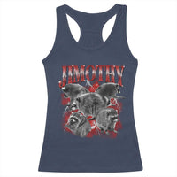 Jimothy Raccoon Racerback Tank Top Vintage 90s Bootleg Rap Style Funny Meme