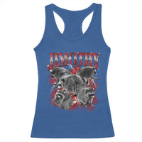 Jimothy Raccoon Racerback Tank Top Vintage 90s Bootleg Rap Style Funny Meme