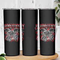 Jimothy Raccoon Skinny Tumbler Vintage 90s Bootleg Rap Style Funny Meme