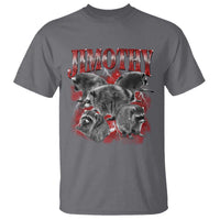 Jimothy Raccoon T Shirt Vintage 90s Bootleg Rap Style Funny Meme
