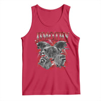 Jimothy Raccoon Tank Top Vintage 90s Bootleg Rap Style Funny Meme