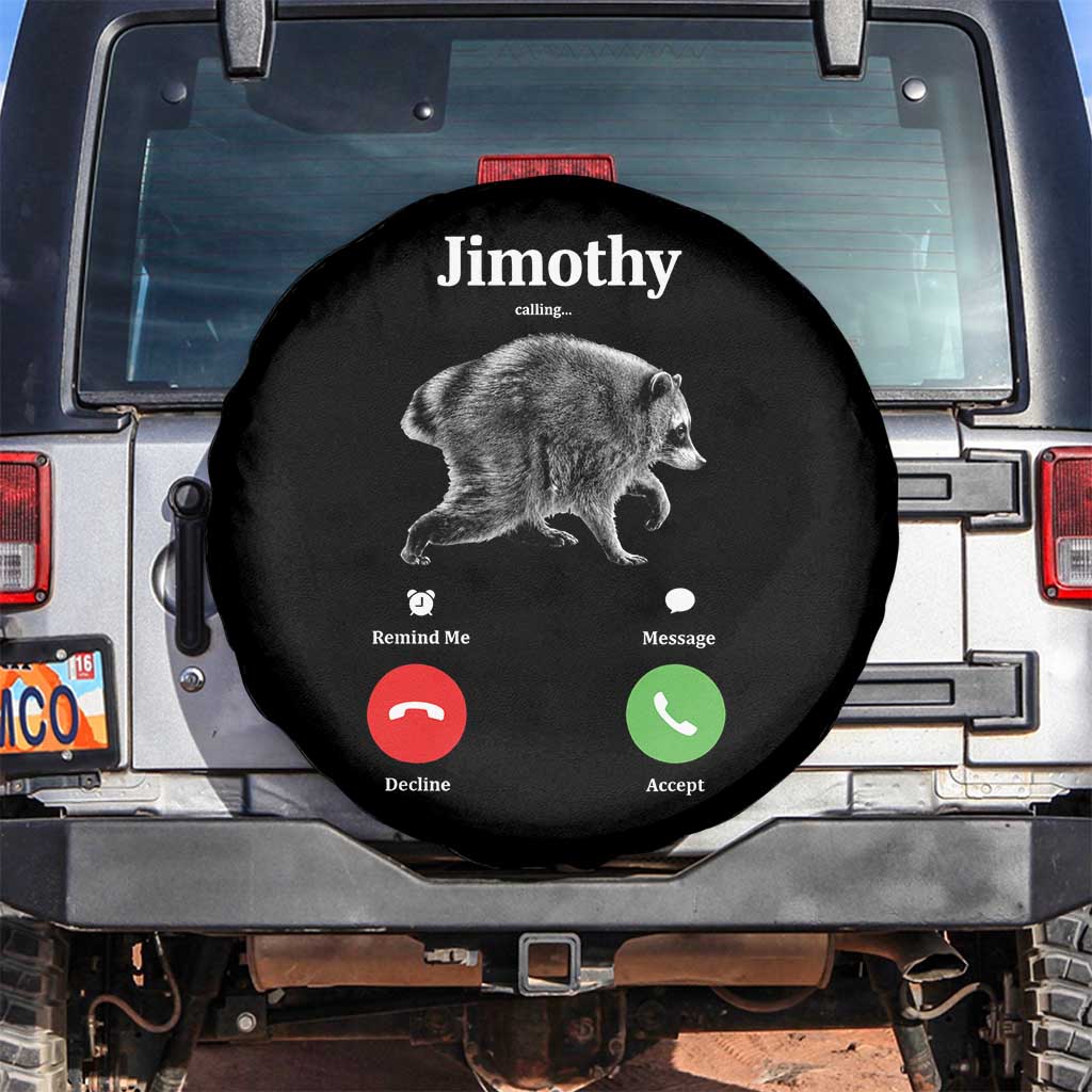 Jimothy Calling Phone Call Seattle Raccoon Spare Tire Cover