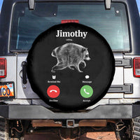 Jimothy Calling Phone Call Seattle Raccoon Spare Tire Cover