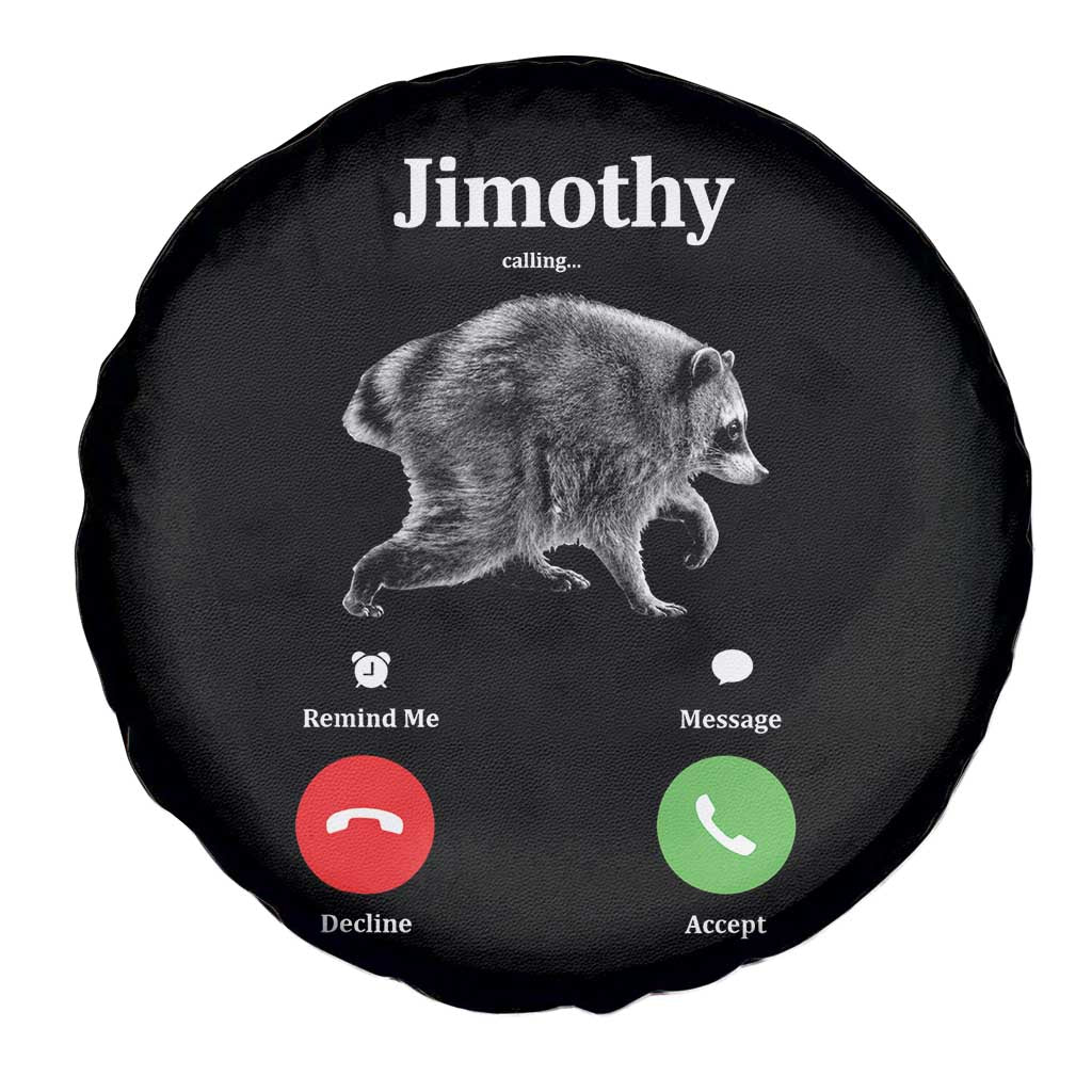 Jimothy Calling Phone Call Seattle Raccoon Spare Tire Cover