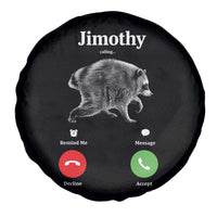 Jimothy Calling Phone Call Seattle Raccoon Spare Tire Cover
