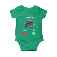 Jimothy Calling Phone Call Seattle Raccoon Baby Onesie