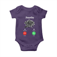 Jimothy Calling Phone Call Seattle Raccoon Baby Onesie
